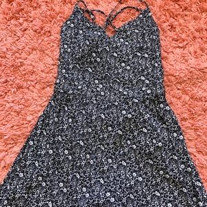 Black & White Floral Romper